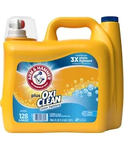 Arm Hammer Plus OxiClean Fresh Scent Liquid Laundry Detergent